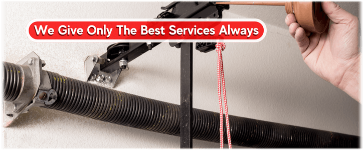 Broken Garage Door Spring Repair The Woodlands TX (832) 850-2619