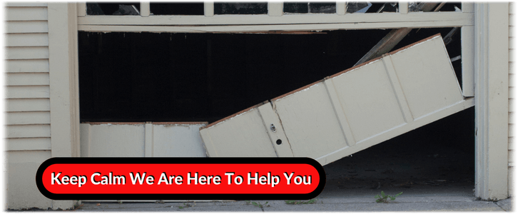 Garage Door Off Track The Woodlands TX (832) 850-2619